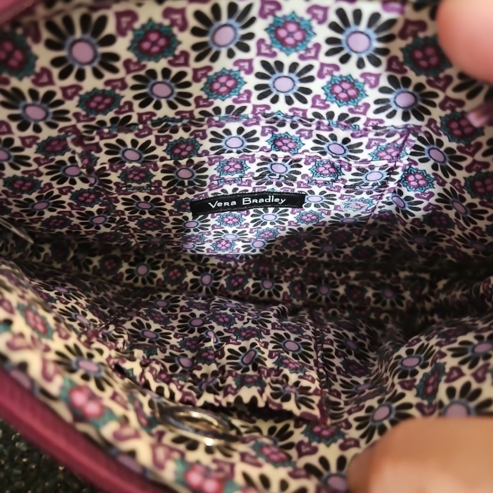 Vera Bradley Small Quilted Shoulder Purse - Picture 7 of 10